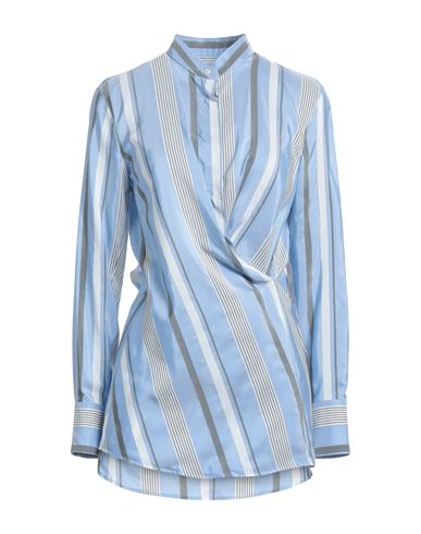 The Seafarer Woman Top Light Blue Size S Silk, Cotton