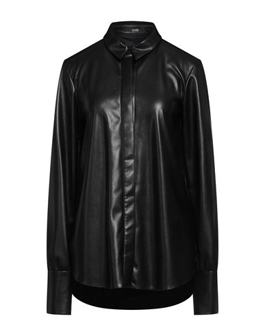 Sly010 Woman Shirt Black Size 10 Polyester, Polyurethane