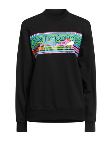 Opening Ceremony Woman Sweatshirt Black Size Xs Cotton