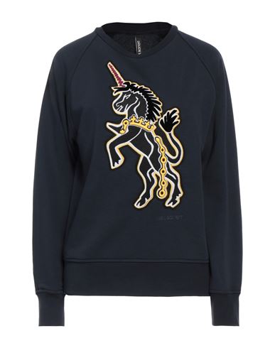 Neil Barrett Woman Sweatshirt Navy Size Xs Cotton, Polyester, Elastane In Navy Blue