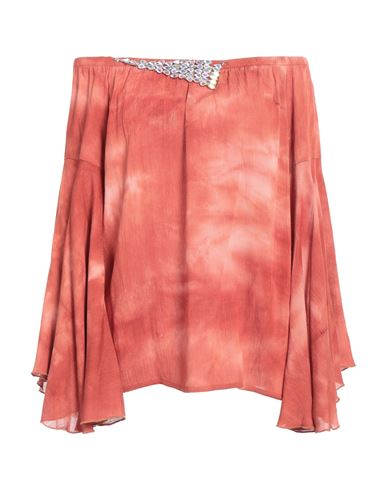 Woman Top Rust Size 4 Viscose, Polyester