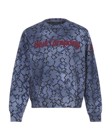 Man Sweatshirt Slate blue Size S Cotton