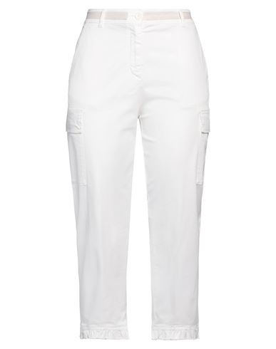 Woman Pants Lime green Size 26 Cotton, Elastane