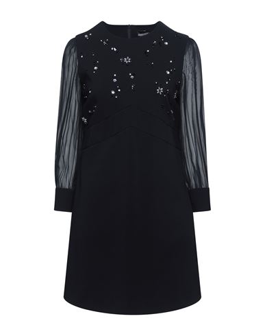 Woman Mini dress Platinum Size 10 Polyester, Acetate, PBT - Polybutylene terephthalate