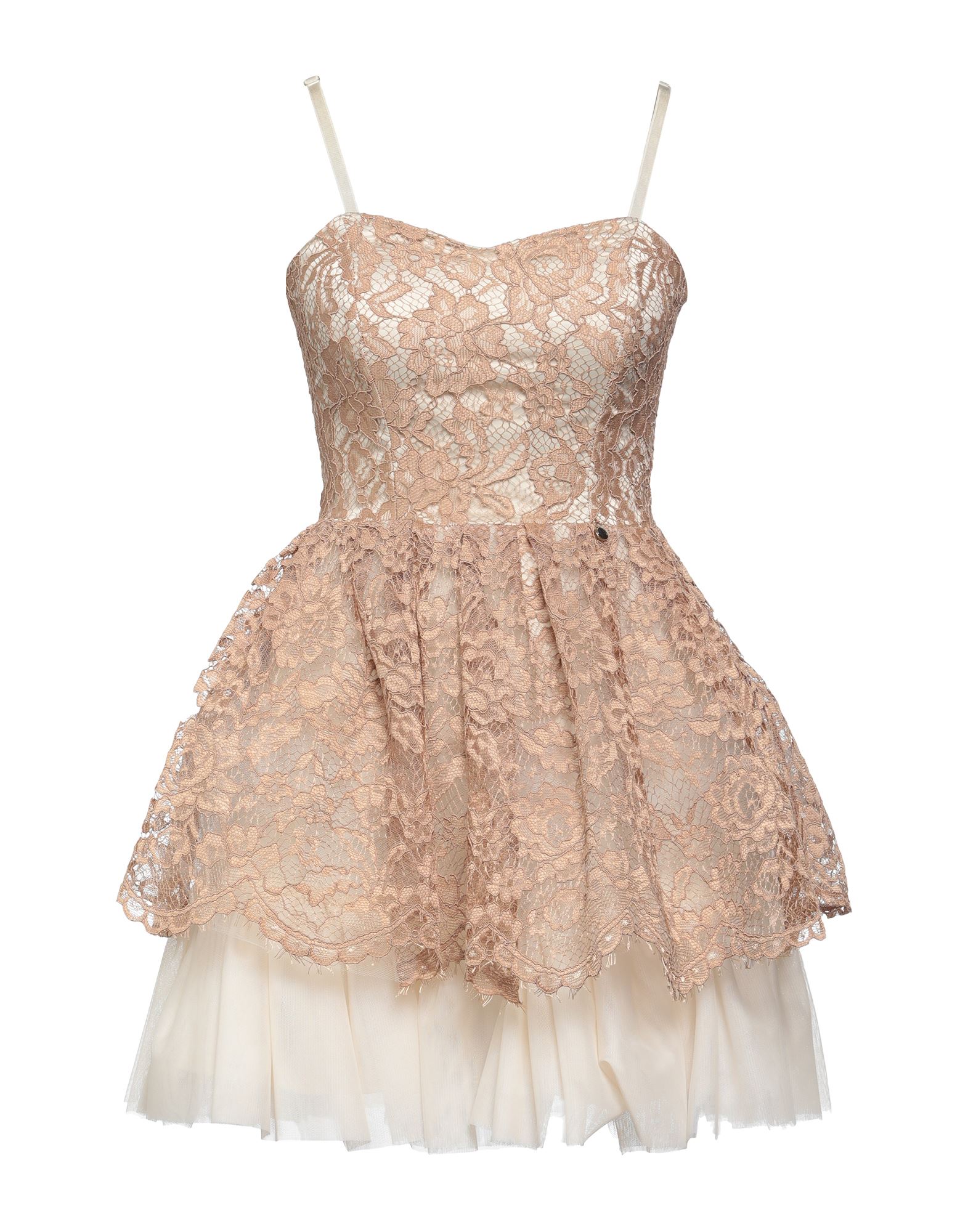 Rinascimento Short Dresses In Beige