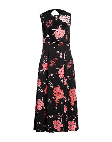 Red Valentino Woman Midi Dress Black Size 6 Polyester