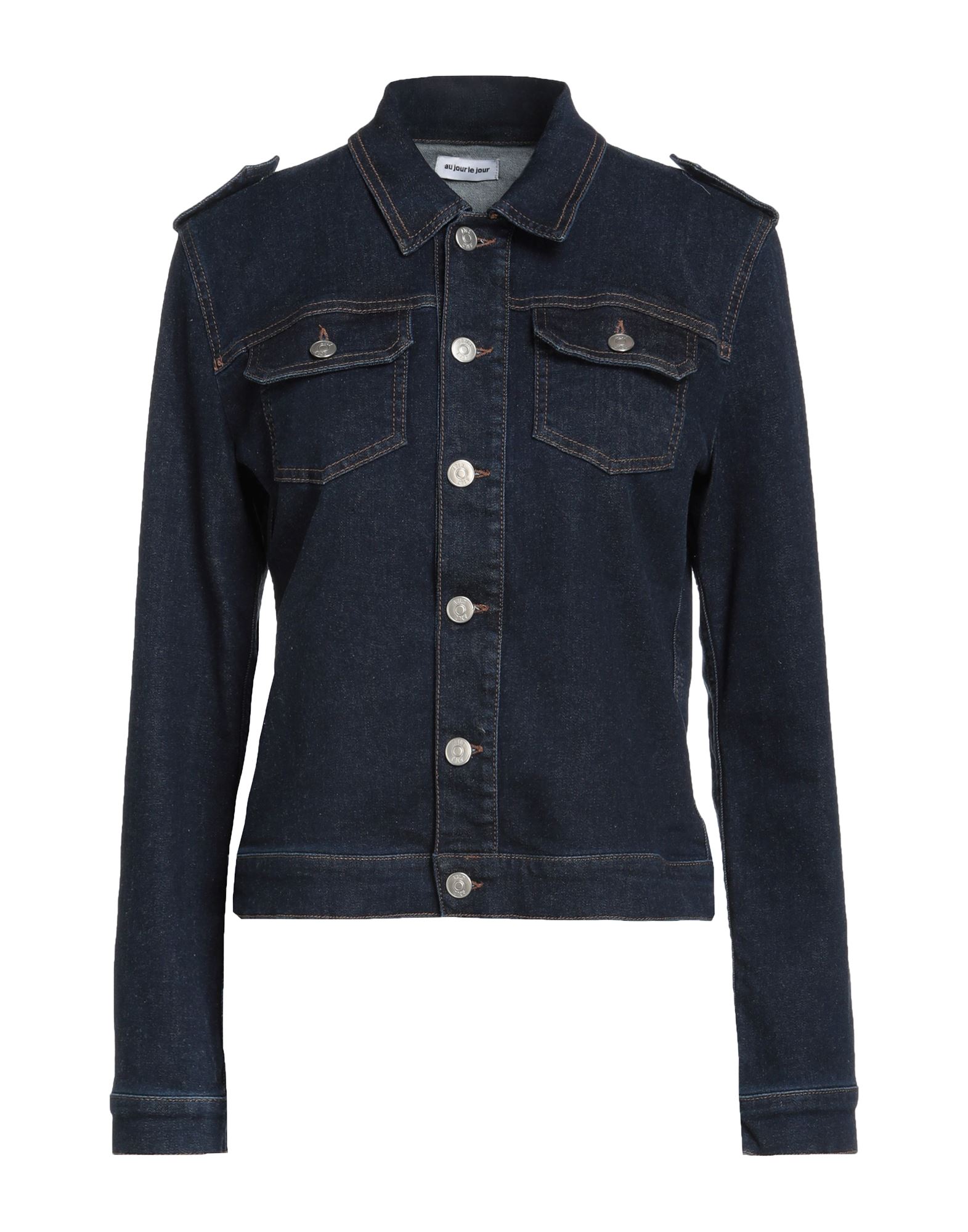 Au Jour Le Jour Denim Outerwear In Blue