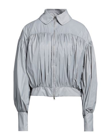 Rochas Woman Jacket Pastel Blue Size 10 Polyamide