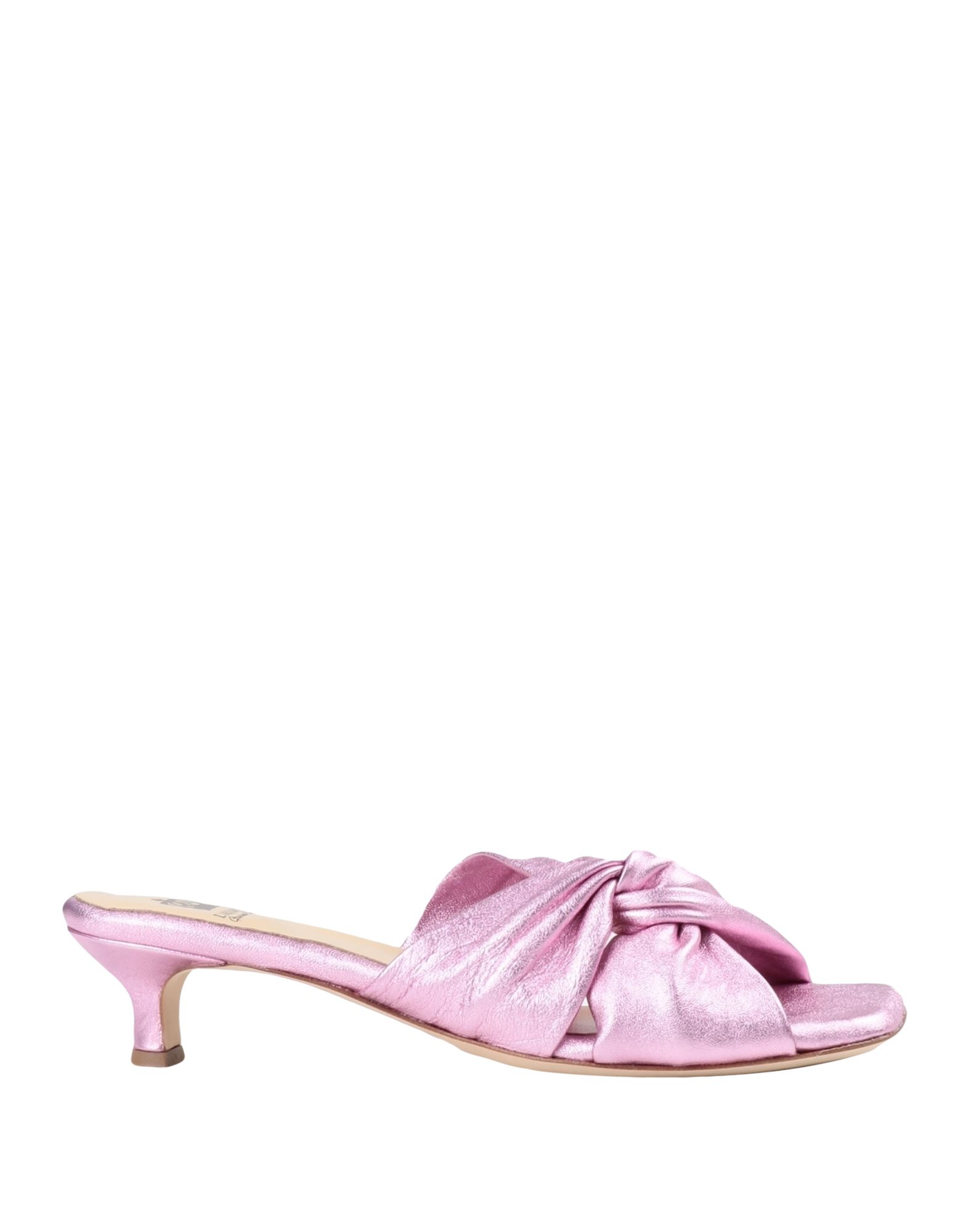 L'arianna Woman Sandals Pink Size 8 Soft Leather