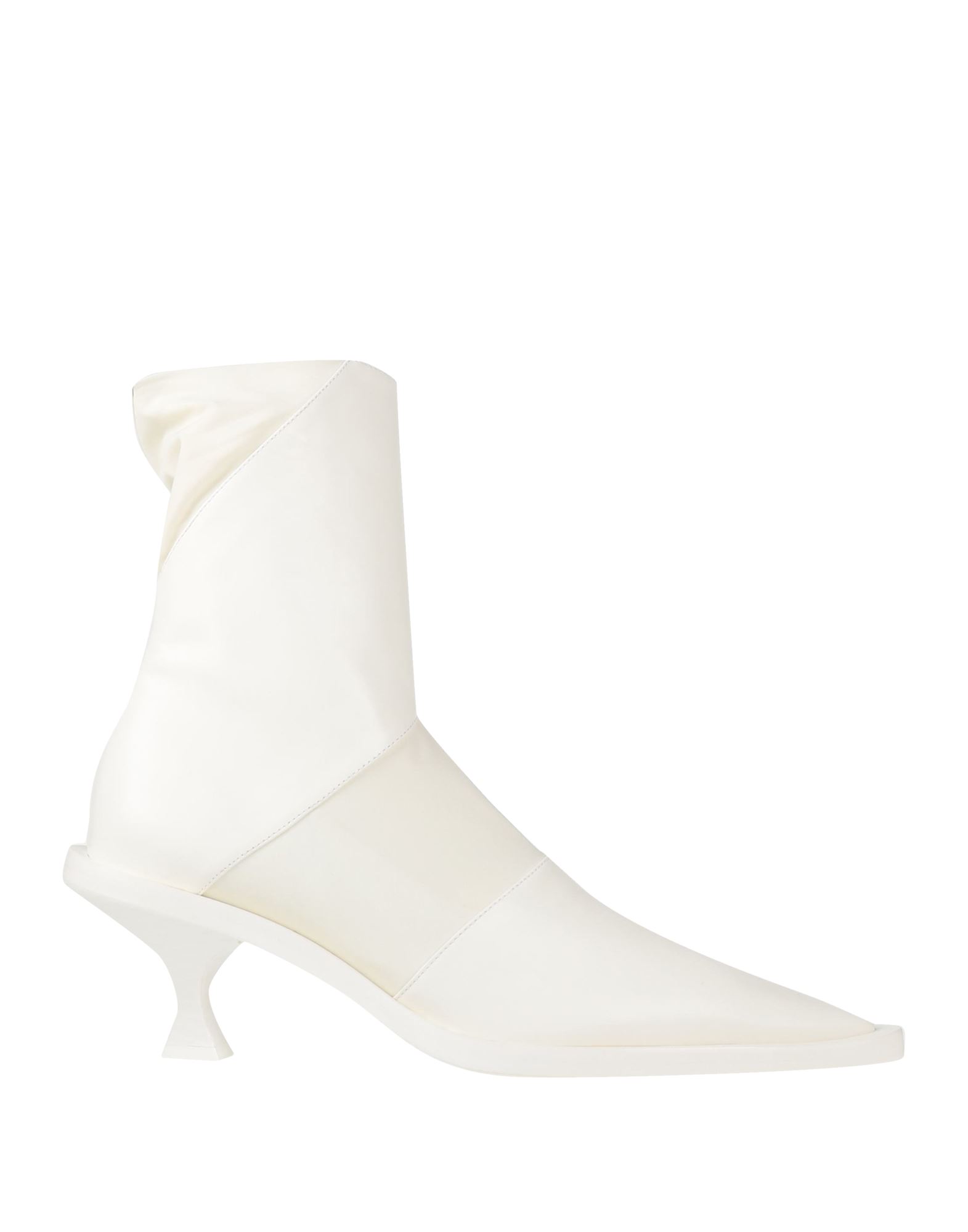 Jil Sander Ankle Boots In White