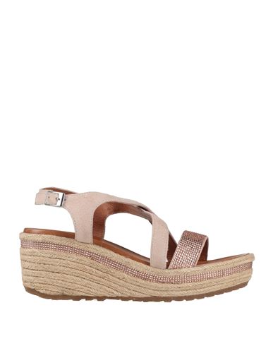 Exe' Woman Espadrilles Cream Size 7 Soft Leather, Textile Fibers In White