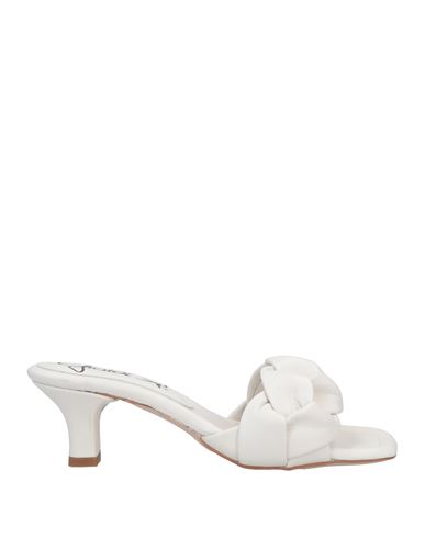 Gioia.a. Gioia. A. Woman Sandals White Size 7 Soft Leather
