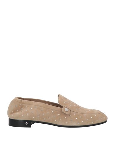 LAURENCE DACADE LAURENCE DACADE WOMAN LOAFERS BEIGE SIZE 8 LEATHER 