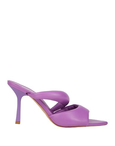 Bali Ē Woman Sandals Purple Size 7 Leather In Purple