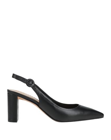 THE SELLER THE SELLER WOMAN PUMPS BLACK SIZE 6 LEATHER 