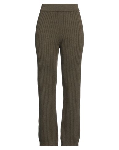 Rebel Queen By Liu •jo Woman Pants Military Green Size M Polyamide, Viscose, Wool, Cashmere