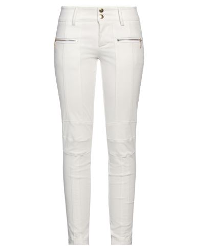The Seafarer Woman Pants White Size 4 Cotton, Viscose, Elastane