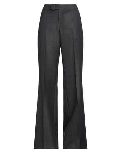 THE SEAFARER THE SEAFARER WOMAN PANTS CHARCOAL SIZE 8 POLYESTER, VIRGIN WOOL 