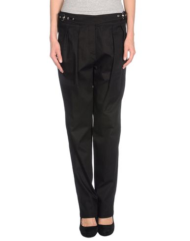 Woman Pants Black Size 10 Cotton, Elastane