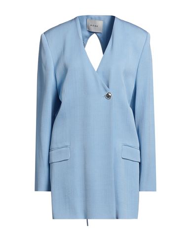 Rohe Róhe Woman Blazer Sky Blue Size 8 Viscose